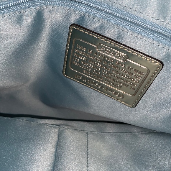 NWT Coach Canvas Patchwork Poppy Collection Tote Bag - Picture 8 of 10